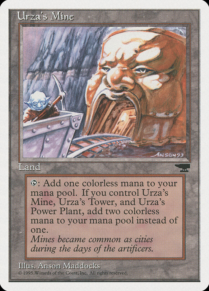 Urza's Mine (Mine Cart Entering Mouth) [Chronicles] | Game Master's Emporium (The New GME)