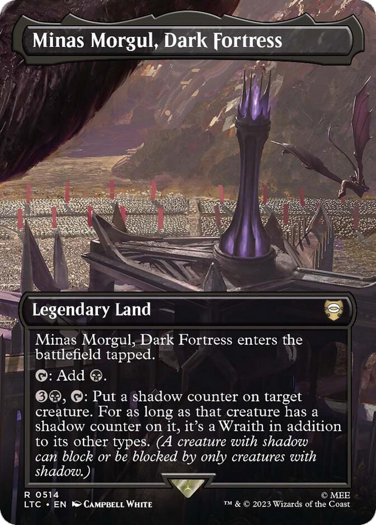 Minas Morgul, Dark Fortress (Borderless) [The Lord of the Rings: Tales of Middle-Earth Commander] | Game Master's Emporium (The New GME)