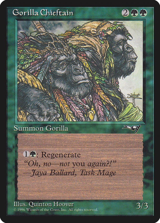 Gorilla Chieftain (Two Gorilla Art) [Alliances] | Game Master's Emporium (The New GME)