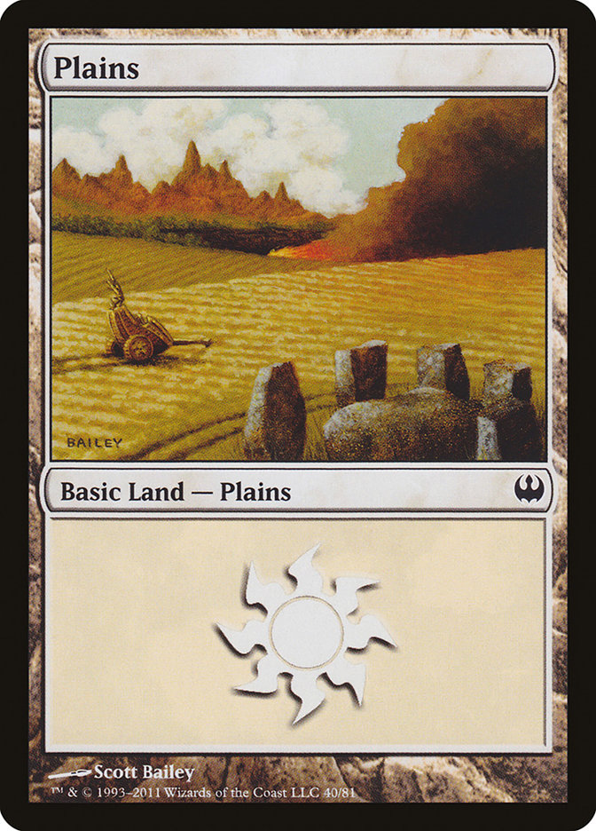 Plains (40) [Duel Decks: Knights vs. Dragons] | Game Master's Emporium (The New GME)
