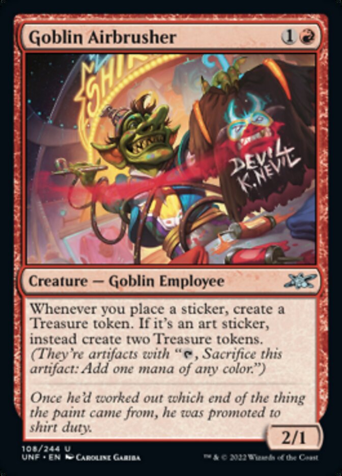 Goblin Airbrusher [Unfinity] | Game Master's Emporium (The New GME)
