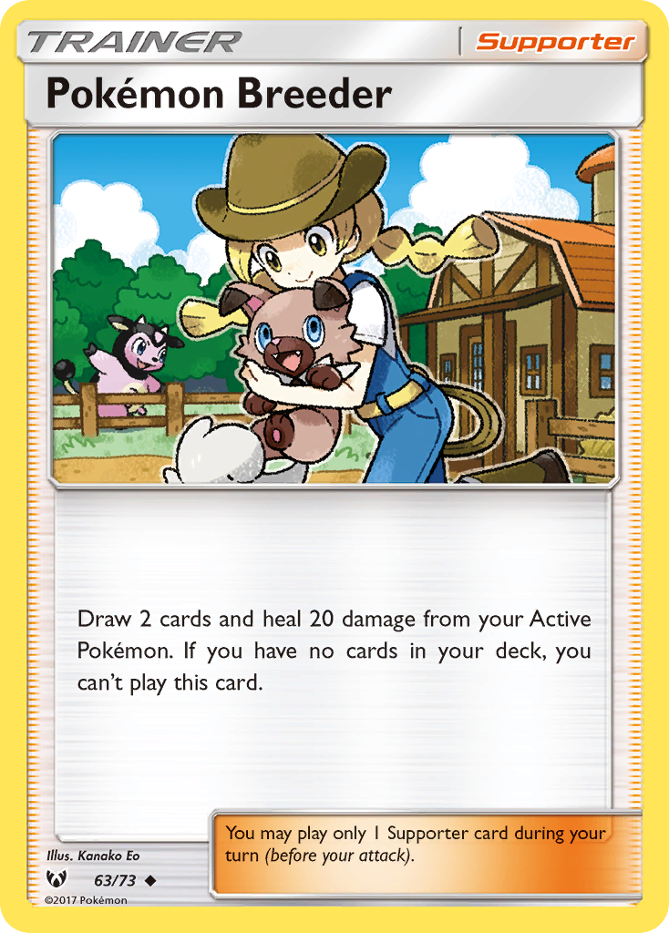 Pokemon Breeder (63/73) [Sun & Moon: Shining Legends] | Game Master's Emporium (The New GME)