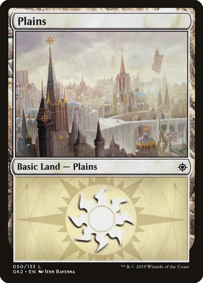 Plains (50) [Ravnica Allegiance Guild Kit] | Game Master's Emporium (The New GME)