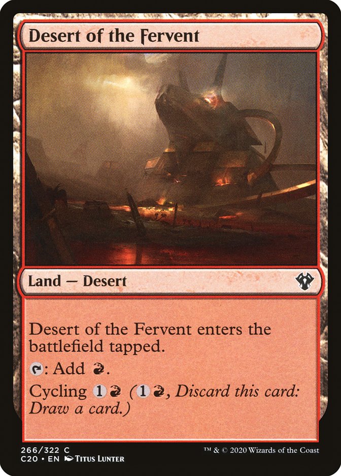 Desert of the Fervent [Commander 2020] | Game Master's Emporium (The New GME)