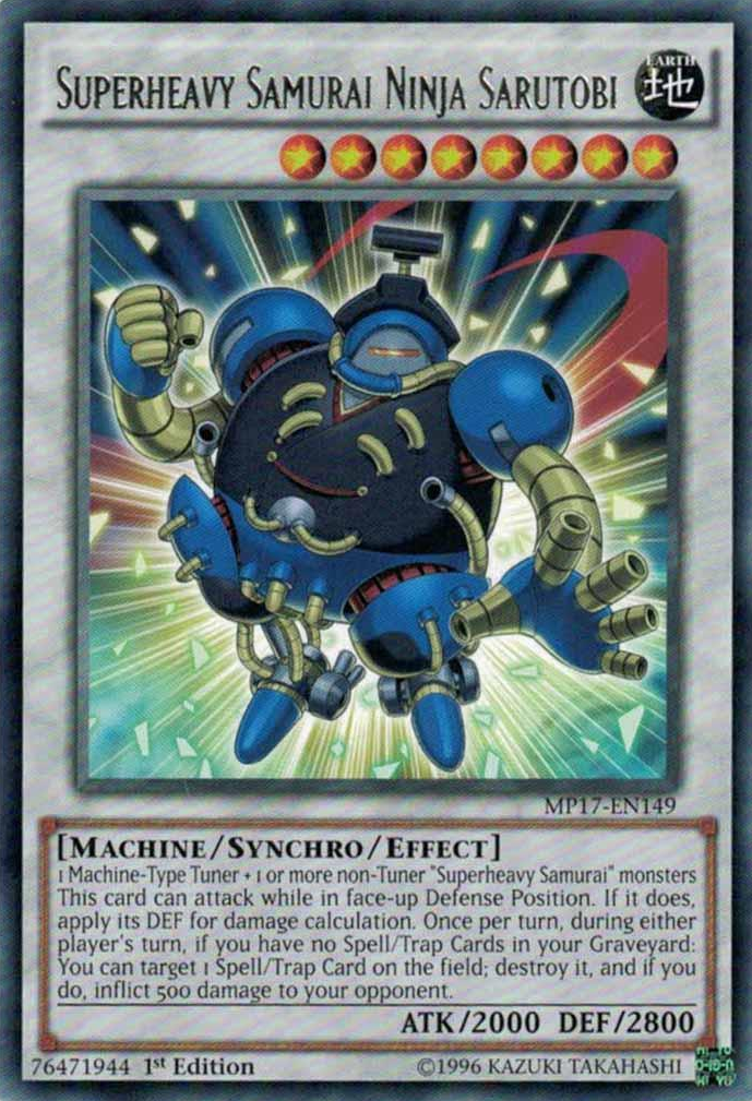 Superheavy Samurai Ninja Sarutobi [MP17-EN149] Rare | Game Master's Emporium (The New GME)
