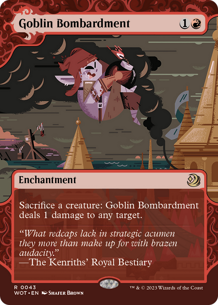 Goblin Bombardment [Wilds of Eldraine: Enchanting Tales] | Game Master's Emporium (The New GME)