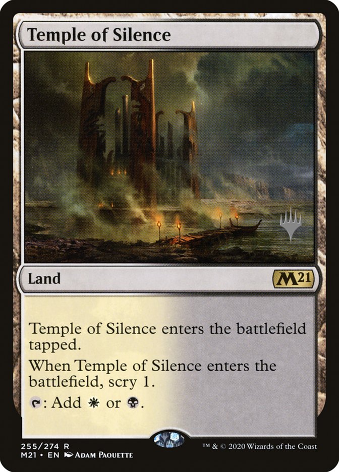 Temple of Silence (Promo Pack) [Core Set 2021 Promos] | Game Master's Emporium (The New GME)