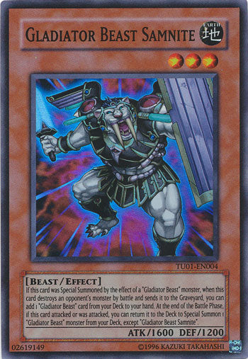 Gladiator Beast Samnite [TU01-EN004] Super Rare | Game Master's Emporium (The New GME)