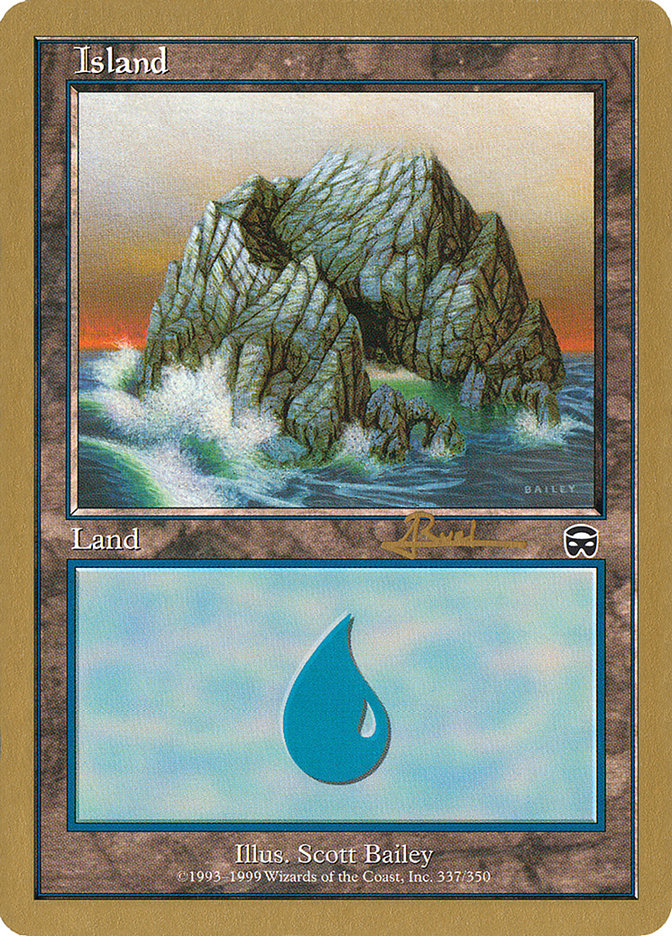 Island (ar337) (Antoine Ruel) [World Championship Decks 2001] | Game Master's Emporium (The New GME)