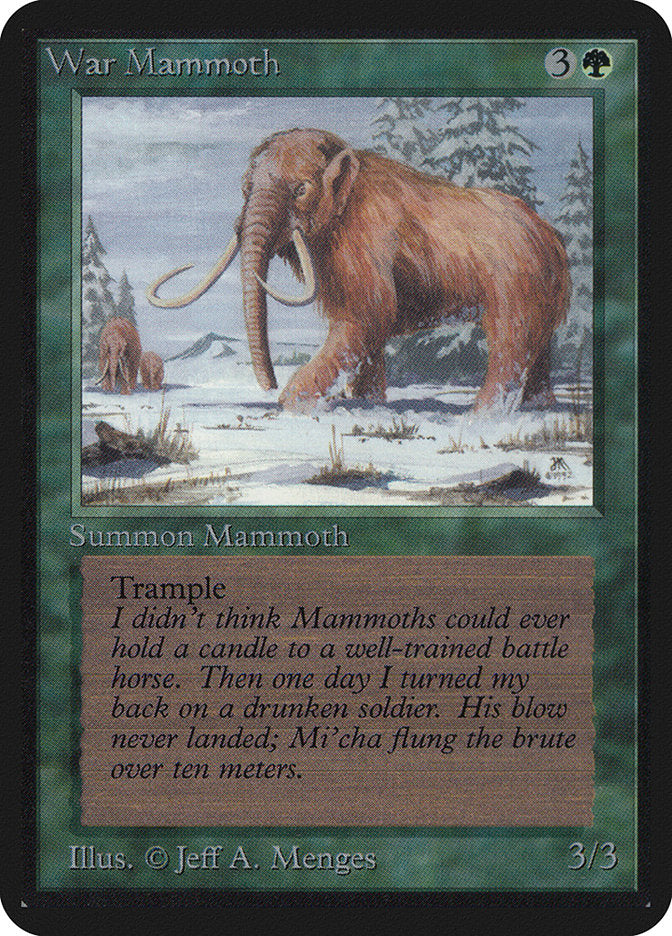 War Mammoth [Alpha Edition] | Game Master's Emporium (The New GME)