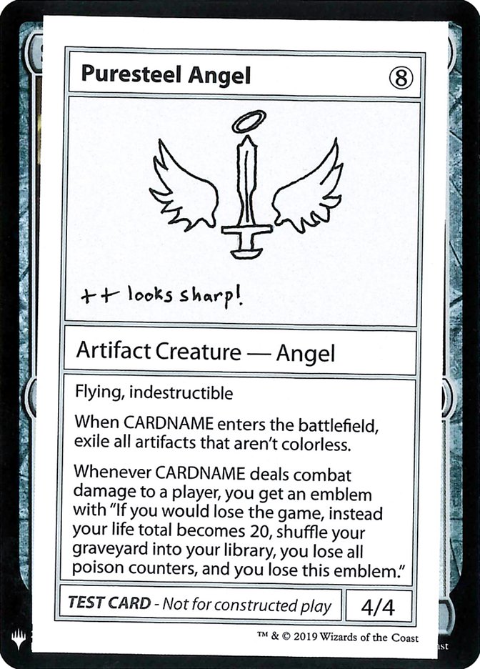 Puresteel Angel [Mystery Booster Playtest Cards] | Game Master's Emporium (The New GME)