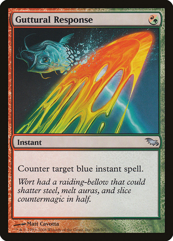 Guttural Response [Shadowmoor] | Game Master's Emporium (The New GME)