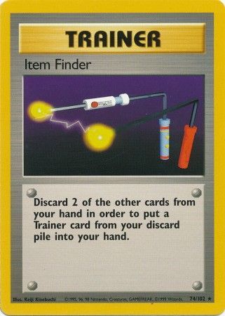Item Finder (74/102) [Base Set Unlimited] | Game Master's Emporium (The New GME)