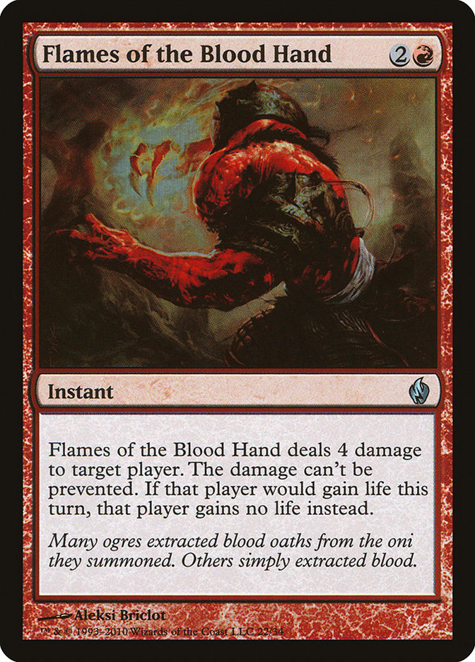 Flames of the Blood Hand [Premium Deck Series: Fire and Lightning] | Game Master's Emporium (The New GME)