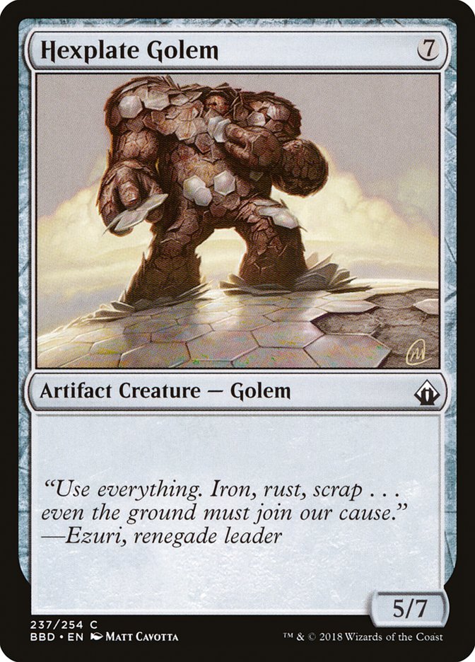 Hexplate Golem [Battlebond] | Game Master's Emporium (The New GME)