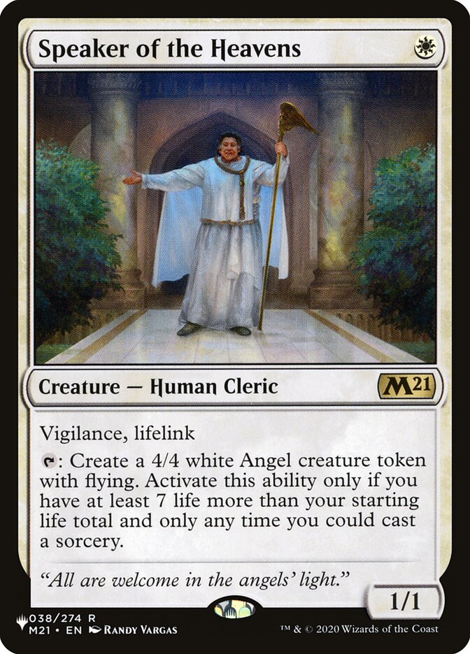Speaker of the Heavens [The List] | Game Master's Emporium (The New GME)
