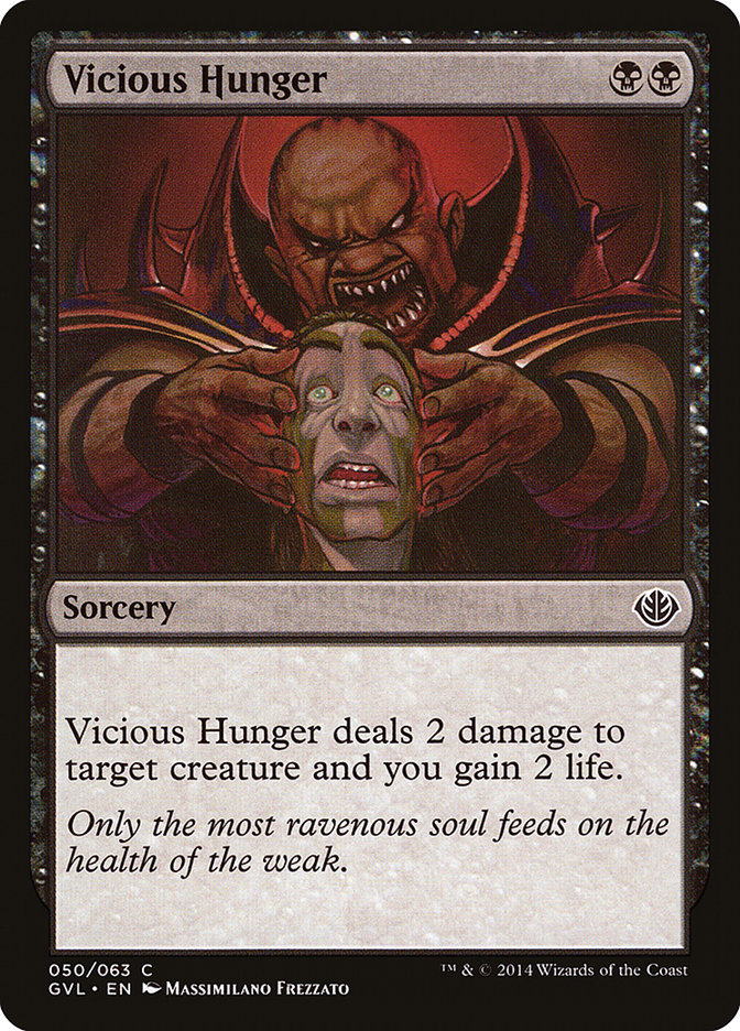 Vicious Hunger (Garruk vs. Liliana) [Duel Decks Anthology] | Game Master's Emporium (The New GME)