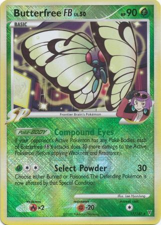 Butterfree FB LV.50 (17/147) (League Promo) [Platinum: Supreme Victors] | Game Master's Emporium (The New GME)