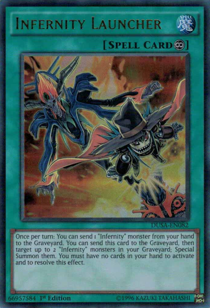 Infernity Launcher [DUSA-EN082] Ultra Rare | Game Master's Emporium (The New GME)