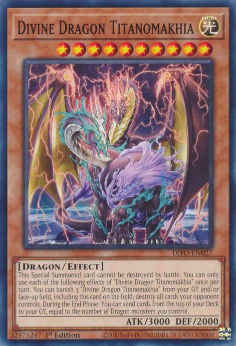 Divine Dragon Titanomakhia [DIFO-EN027] Common | Game Master's Emporium (The New GME)