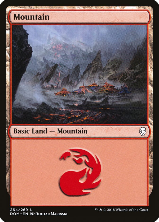 Mountain (264) [Dominaria] | Game Master's Emporium (The New GME)