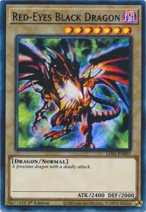 Red-Eyes Black Dragon (Blue) [LDS1-EN001] Ultra Rare | Game Master's Emporium (The New GME)