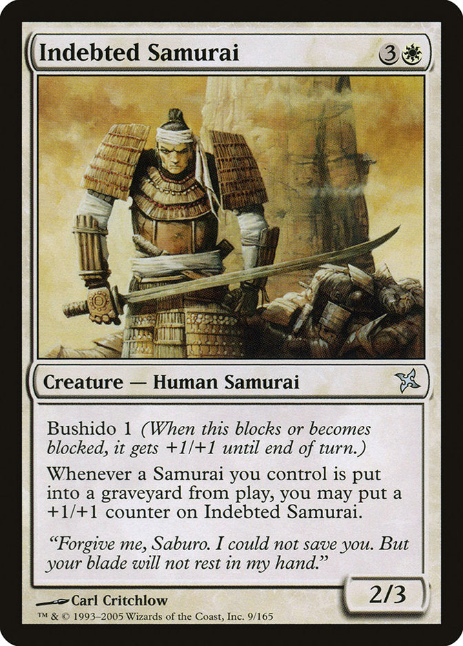 Indebted Samurai [Betrayers of Kamigawa] | Game Master's Emporium (The New GME)