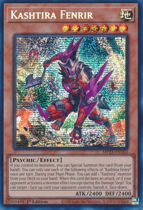 Kashtira Fenrir [MP23-EN163] Prismatic Secret Rare | Game Master's Emporium (The New GME)
