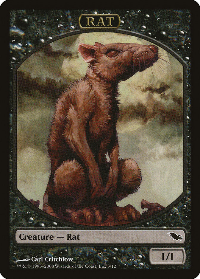 Rat Token [Shadowmoor Tokens] | Game Master's Emporium (The New GME)