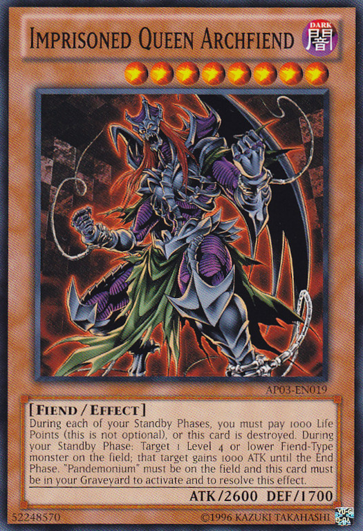 Imprisoned Queen Archfiend [AP03-EN019] Common | Game Master's Emporium (The New GME)