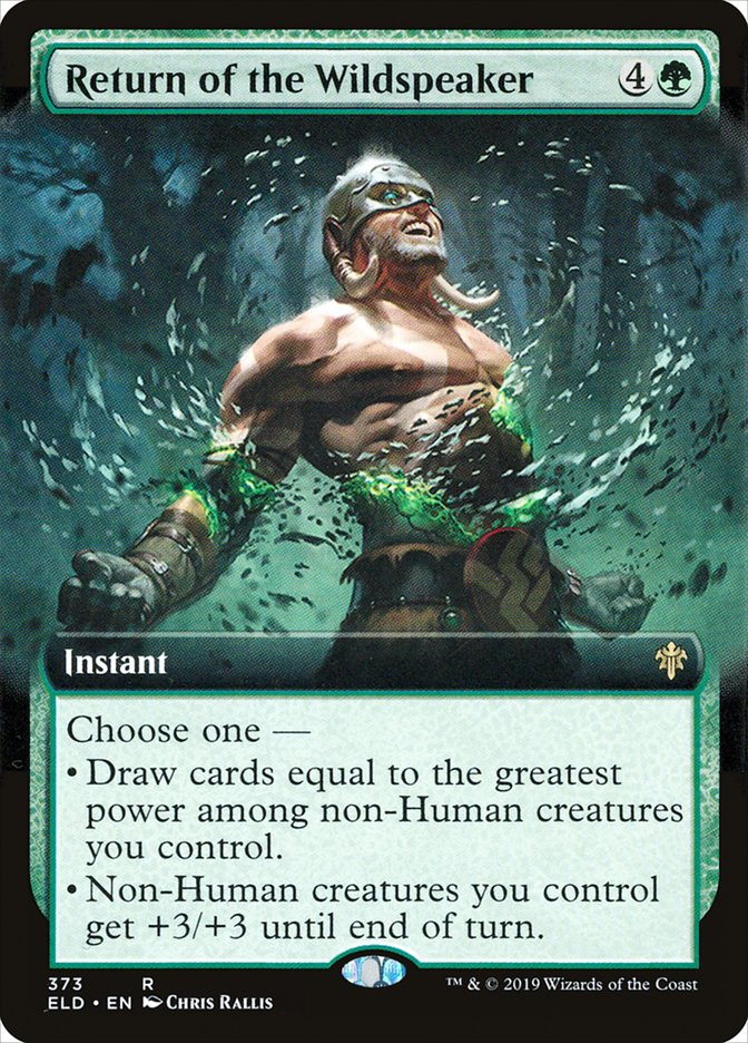 Return of the Wildspeaker (Extended Art) [Throne of Eldraine] | Game Master's Emporium (The New GME)