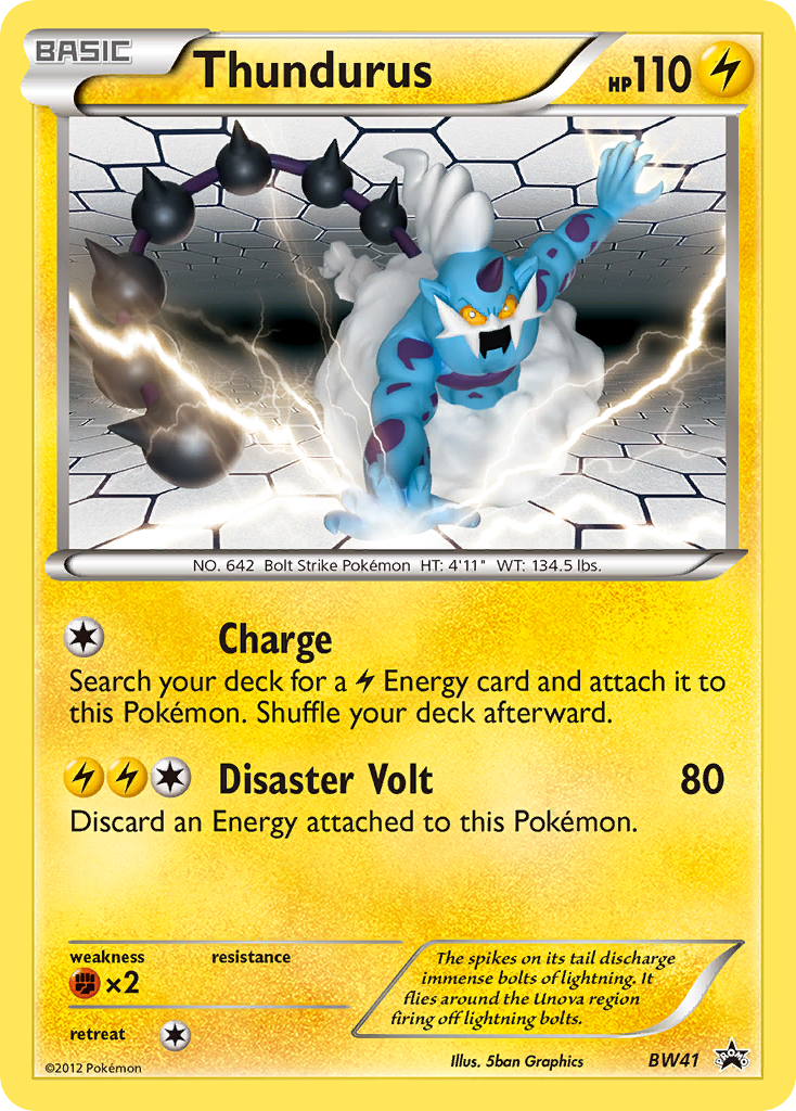 Thundurus (BW41) [Black & White: Black Star Promos] | Game Master's Emporium (The New GME)