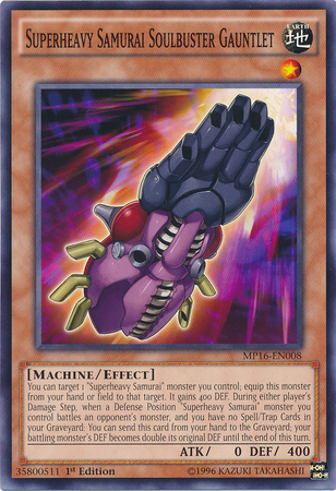 Superheavy Samurai Soulbuster Gauntlet [MP16-EN008] Common | Game Master's Emporium (The New GME)