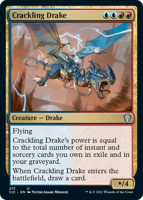 Crackling Drake [Commander 2021] | Game Master's Emporium (The New GME)