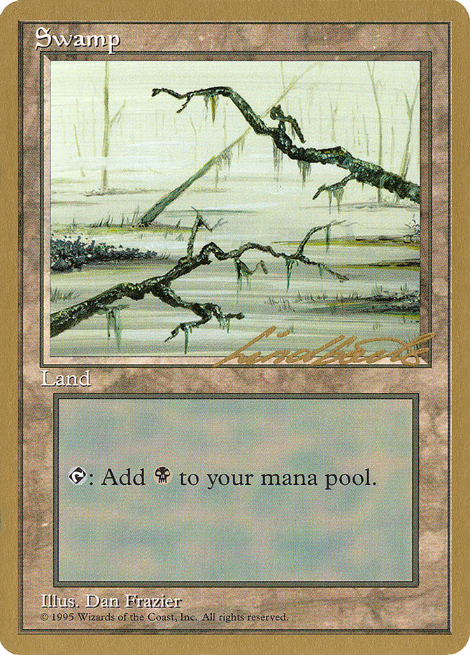 Swamp (ll371) (Leon Lindback) [Pro Tour Collector Set] | Game Master's Emporium (The New GME)