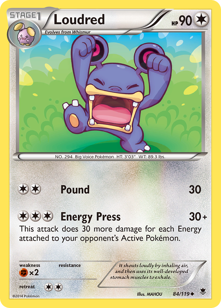 Loudred (84/119) [XY: Phantom Forces] | Game Master's Emporium (The New GME)