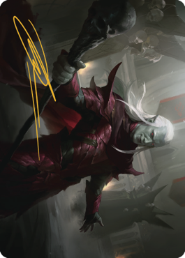 Baeloth Barrityl, Entertainer Art Card (Gold-Stamped Signature) [Commander Legends: Battle for Baldur's Gate Art Series] | Game Master's Emporium (The New GME)