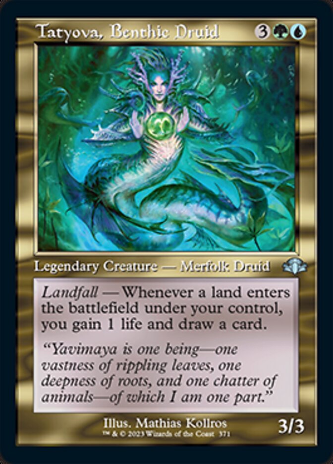 Tatyova, Benthic Druid (Retro) [Dominaria Remastered] | Game Master's Emporium (The New GME)