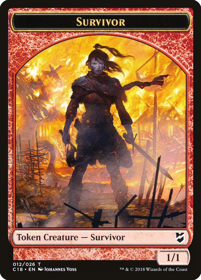 Survivor Token [Commander 2018 Tokens] | Game Master's Emporium (The New GME)