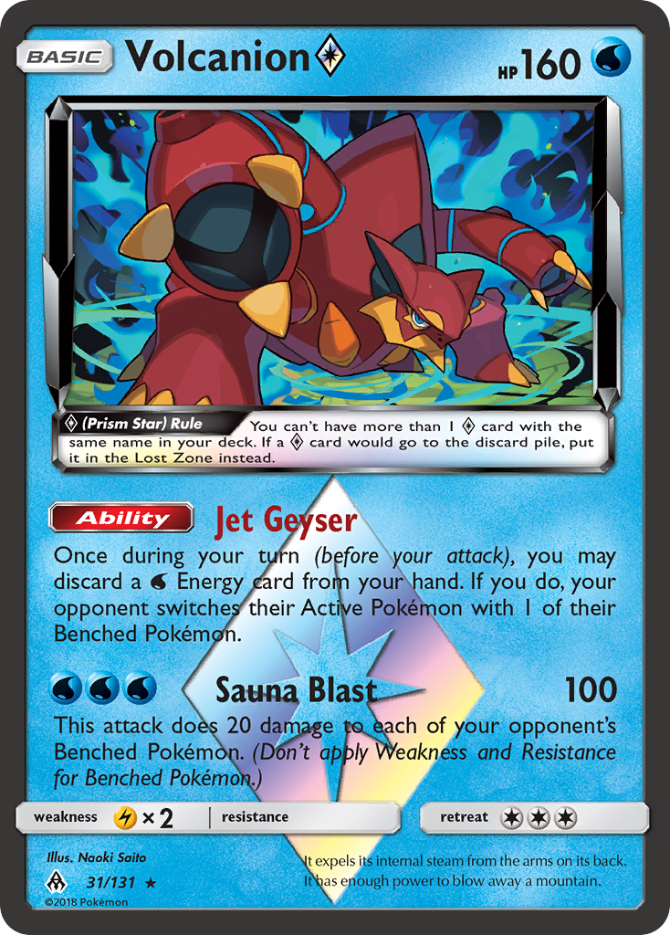 Volcanion (31/131) (Prism Star) [Sun & Moon: Forbidden Light] | Game Master's Emporium (The New GME)