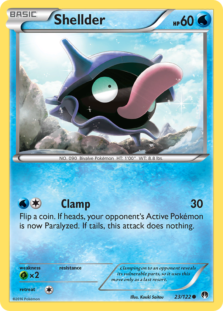 Shellder (23/122) [XY: BREAKpoint] | Game Master's Emporium (The New GME)