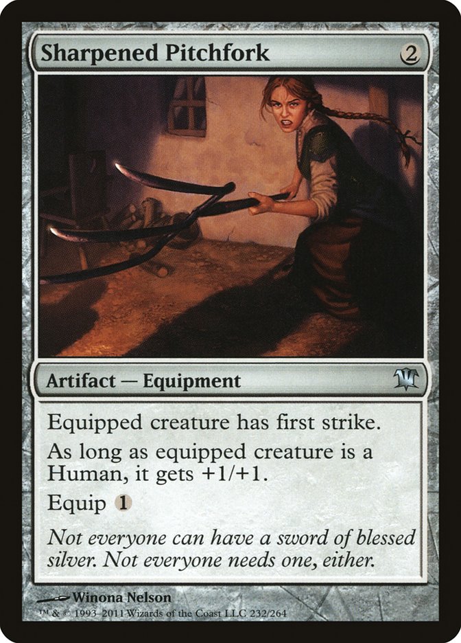 Sharpened Pitchfork [Innistrad] | Game Master's Emporium (The New GME)