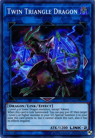 Twin Triangle Dragon [OP08-EN006] Super Rare | Game Master's Emporium (The New GME)