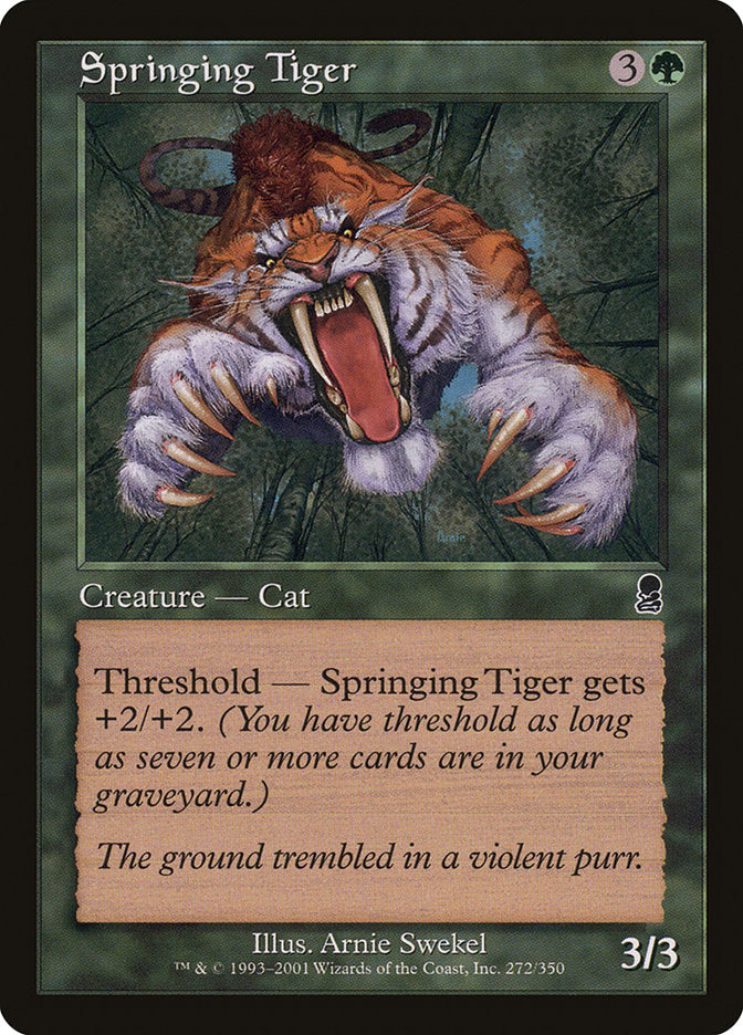 Springing Tiger [Odyssey] | Game Master's Emporium (The New GME)