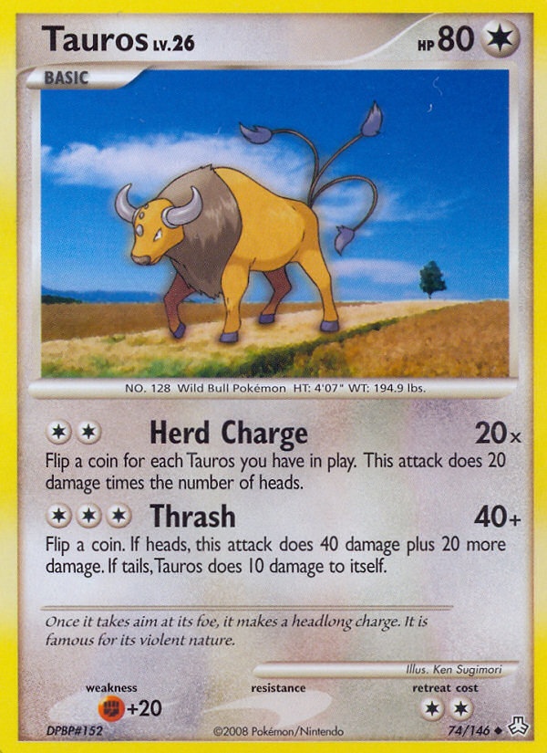 Tauros (74/146) [Diamond & Pearl: Legends Awakened] | Game Master's Emporium (The New GME)