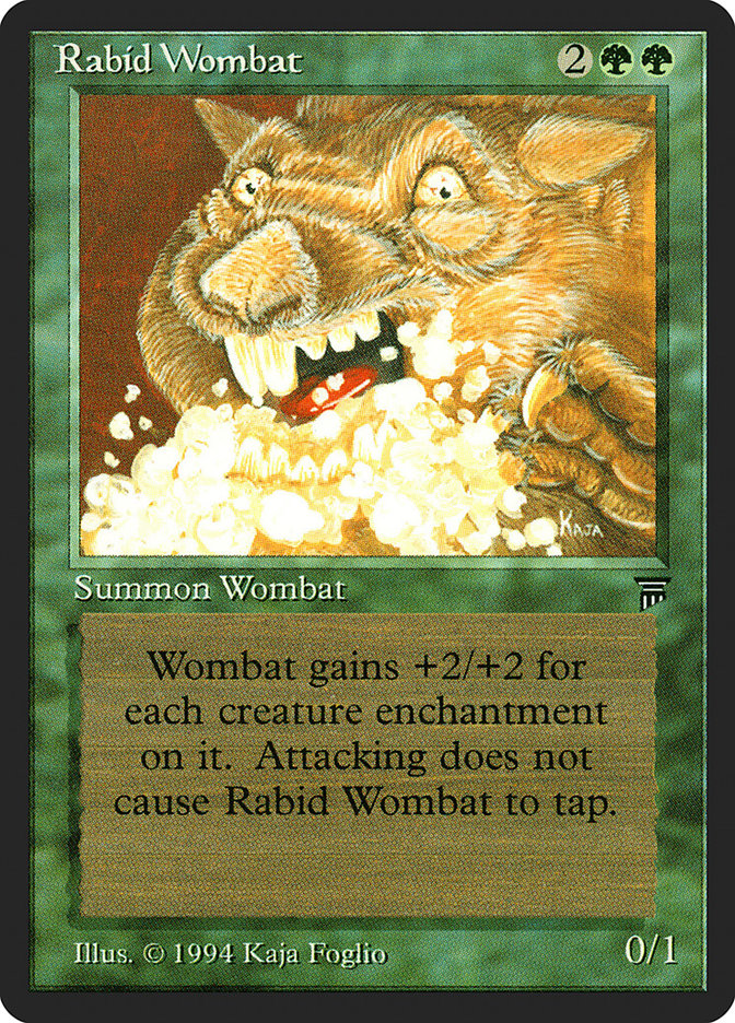 Rabid Wombat [Legends] | Game Master's Emporium (The New GME)