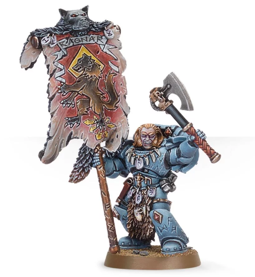 Space Wolves  Grey Hunter with Wolf Standard | Game Master's Emporium (The New GME)