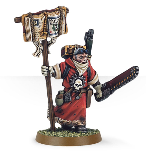 Astra Militarum  Missionary with Chainsword | Game Master's Emporium (The New GME)