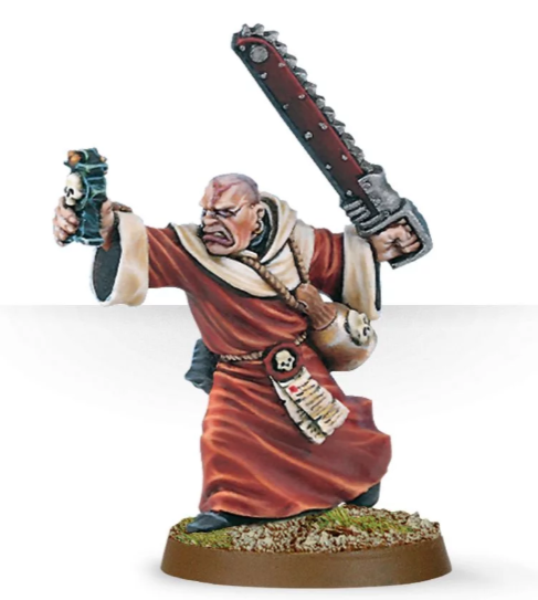 Astra Militarum  Preacher with Chainsword | Game Master's Emporium (The New GME)
