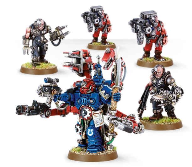 Techmarine with Servitors | Game Master's Emporium (The New GME)